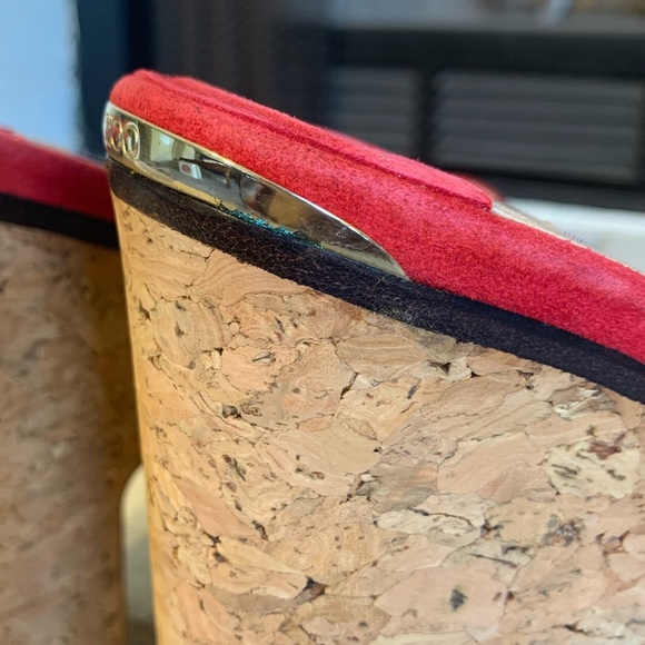 (Jimmy Choo) DeeDee Platform Sandals - Picture 8 of 11